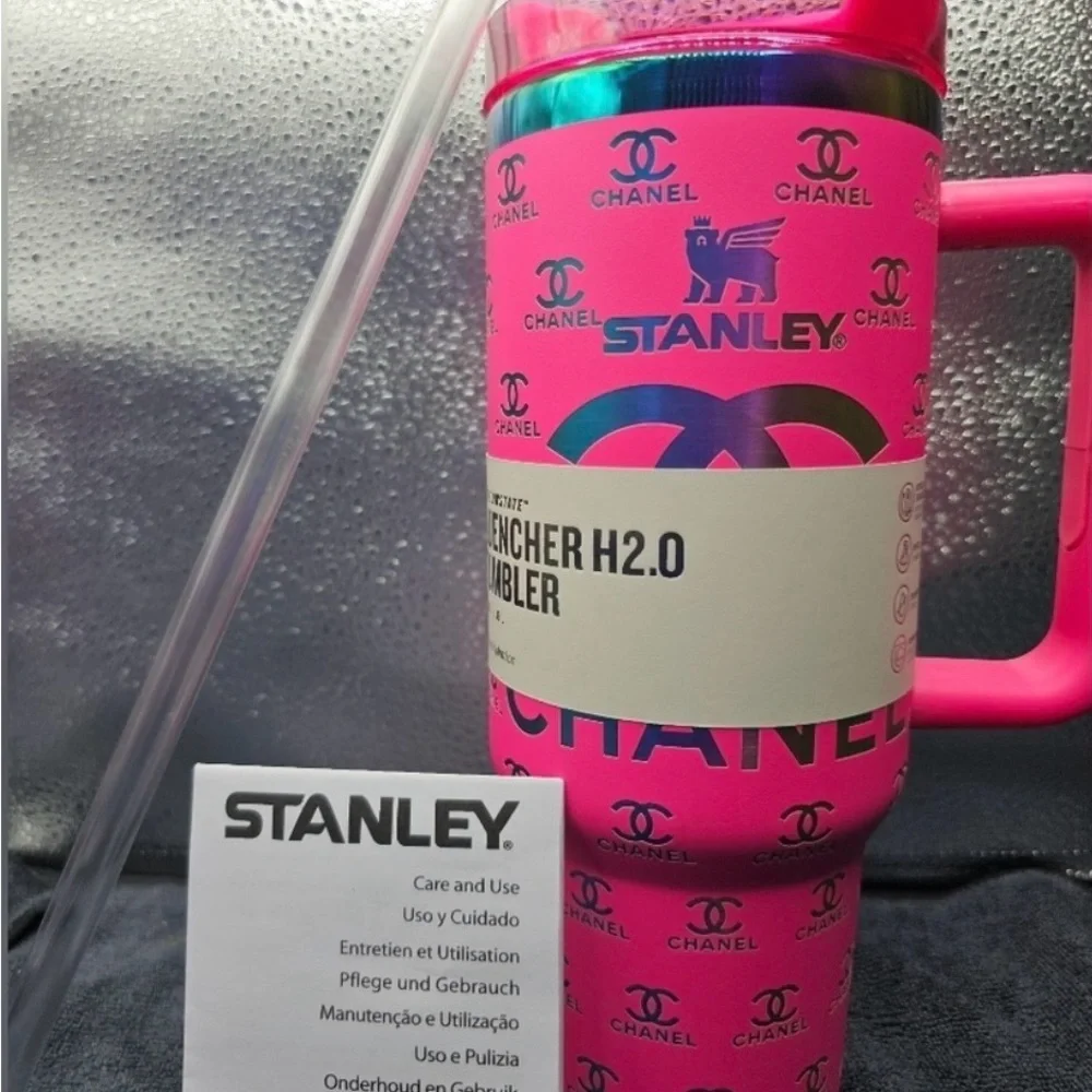 Custom Stanley Pink Travel Mug 40oz - Picture 3 of 9